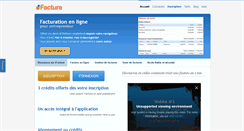 Desktop Screenshot of ifacture.fr