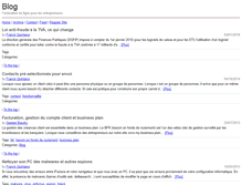 Tablet Screenshot of blog.ifacture.fr